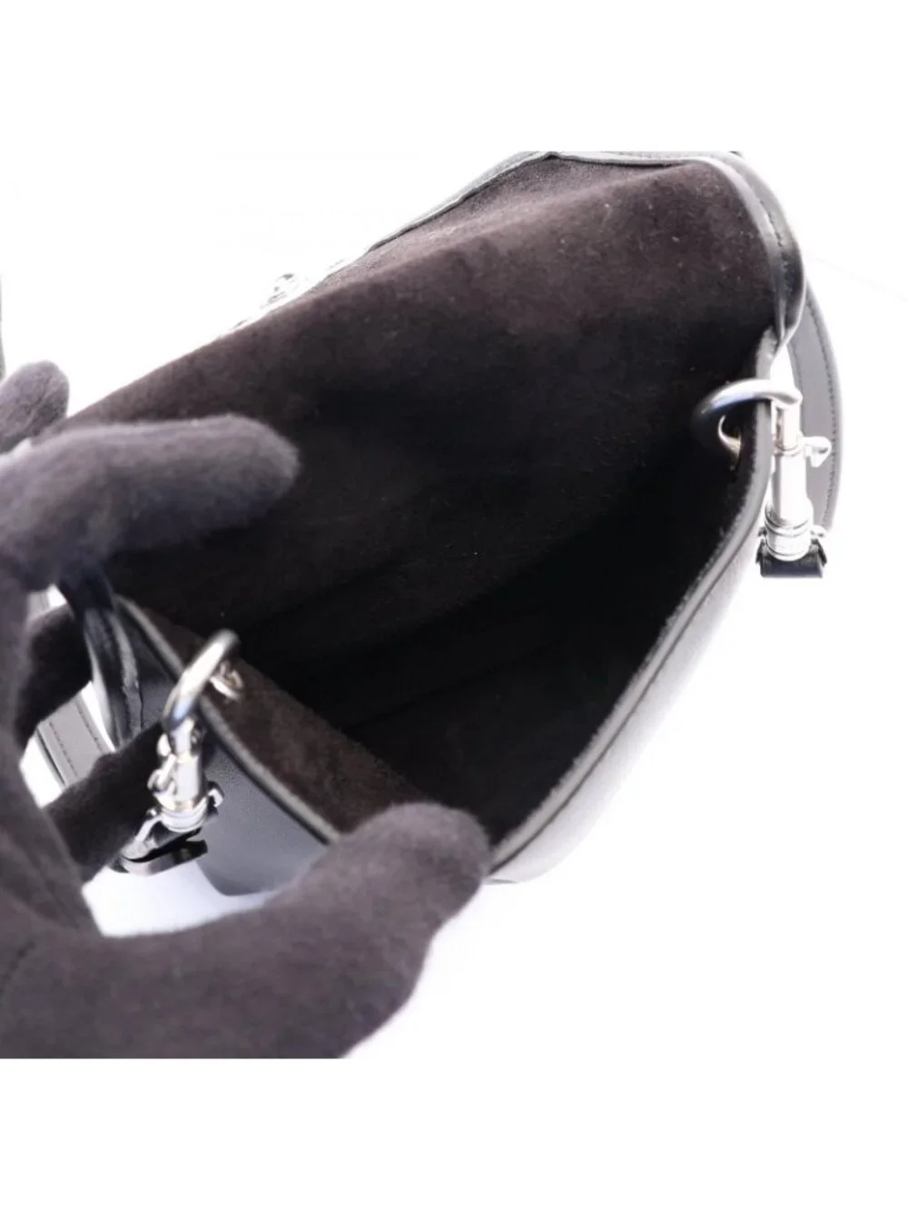 Celine Shoulder Bag Vertical Pouch Soft Triomphe 105 Leather